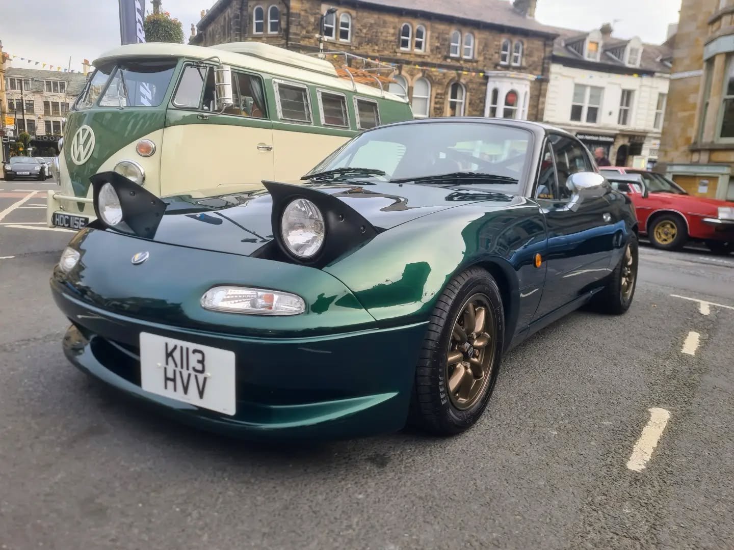 MX5 at a Classic Car Sunday meet in Harrogate